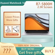 [New] Huawei matebook 16 huawei laptop R7-5800H 16inch 2.5k full screen huawei matebook laptop