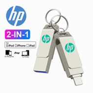 HP ไดร์ฟปากกา USB แฟลช OTG สำหรับ IPhone14/13/12/11/X/8/7/6 Usb Memry Stick 512GB 1TB IOS OTG ดิสก์ก