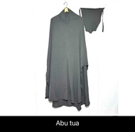 Jilbab Jumbo Crinkle Hijab SOFTPAD model Belah Samping GRATIS Cadar Tali warna senada GAZALA HIJAB