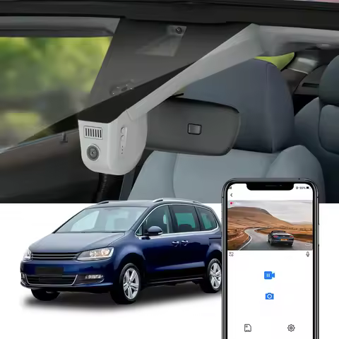 Fitcamx 4K Dash Cam for Volkswagen Sharan 7N (2016-2021), OEM Style, Car Camera DVR with Night Visio