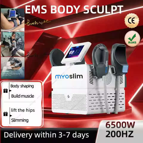 EMS Professional 6500W Slimming RF Myoslim Machine Hi-EMT Body Sculpting Fat Burning EMS Beauty Equi