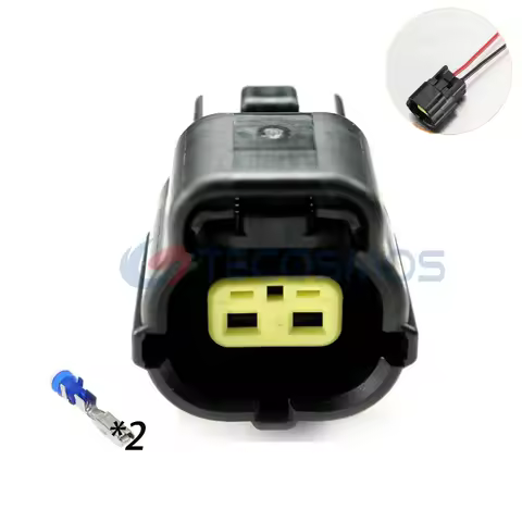 2 Pin DJ70216Y-1.8-11 AMP 1.8 Waterproof Electrical Wire Connector Oxygen Sensor Connector Plug Auto