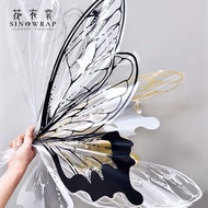 Cellophane Butterfly Wings Paper Bouquet Butterfly Wings (pack)