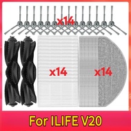 Roller Brush Hepa Filter Side Brush Mop Cloth For ILIFE V20