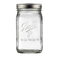 32 oz Ball Mason Jar Wide Mouth Pint Jar 32 oz - ขวดโหลแก้วบอลล์ ปากกว้าง 32 ออนซ์ ขวดโหลแก้วถนอมอาห