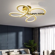 Modern Large GOLD LED Minimalist Ceiling Lights