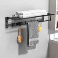 GANTUNGAN COOGER 50cm Anti-Rust Aluminum Towel Bar Bathroom Towel Rack 00501