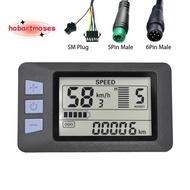 P3H Electric Bike Meter Display Panel 24V 36V 48V 60V for Electric Scooter (5PIN)