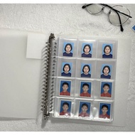 A5 Size Passport Photo Album Loose Leaf Design for School Admission Baby Photos Large Head Stickers