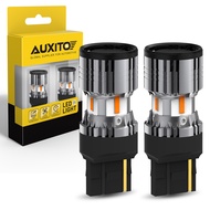 AUXITO 2 ชิ้น 1156 7440 หลอดไฟสัญญาณ LED ไม่มีแฟลชไฮเปอร์ Canbus ไม่มีข้อผิดพลาด BAU15S หลอดไฟ BA15S