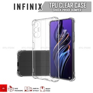 Infinix Transparent Shockproof Case Protection Cover Infinix Clear Bumper Case Zero 30 5G Gt 10 Pro Hot 30 30i 20i Note 30 Pro 12 G96 (2023)