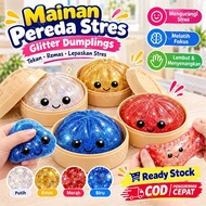 Squishy dumpling dumpling squishy glitter Slowly Expanding Fidget Toy Stretching