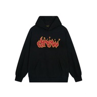 Passed Quality Drew House Drew House Drew House Bieber Same Style Flame Letter Print Hoodie Sweatshi