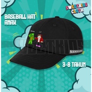Minecraft Jj Mikey Kids Baseball Cap JJ Mikey Minecraft Kids Cap Kids Cap Kids Hat Free Name