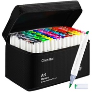 168 Color Warna Art Marker Dual Tip Marker Pen Brush & Chisel For Coloring Sekolah Pejabat
