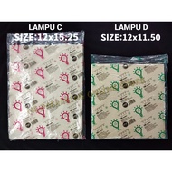 Cap Lampu "C / D" Kertas Pembungkusan Makanan [100pcs±] Kertas Nasi Lemak / Paper Food Wrapper / 油纸