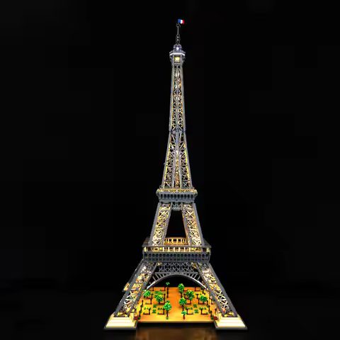 LED Lighting Kit For Creator Expert 10307 LEGO Eiffel Tower Led Light Set Kit Buildings Toys Set (No