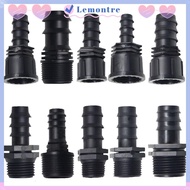 LEMONTRE Screw Joint, PE 16mm 20mm 25mm Garden Hose Barb Connector, Female Male Thread 1/2 3/4 To 1/