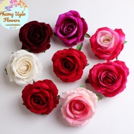 High Quality Velvet Rose Head _ Fake Flowers