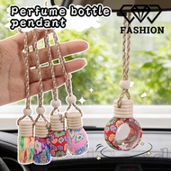 [24H Ship Out] 4Pcs Refillable Cap Perfume Diffuser, Thick Glass Bottle with Soft Clay Decoration, L