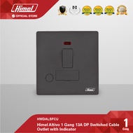 Himel Altivo 1 Gang 13A DP Cable Outlet Switch with Indicator & Fuse - Grey