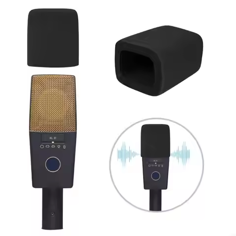 Customizable Cover For C414 Mic Wind Noise Resistant And Prevents Spit Damage F19E