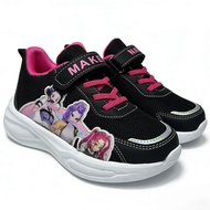 New Kpop Demon Hunters Cartoon IP Prints Rumi Mira Zoey rubber Velcro shoes for kids girl Size 24-35