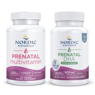 Nordic Naturals Vegan Mom and Baby Starter Pack - Vegan Prenatal DHA and Prenatal Multivitamin Table