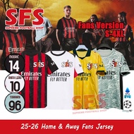 【SFS】 Top Quality 25-26 Jersey Soccer Football Jersey T-shirt Sports Fans Version S-5XL
