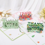 3D thank you card - 3D Thank You card - Thank You card + envelope - 3D thank you card