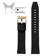 Dây đeo đồng hồ bằng cao su FKM hai lớp 18mm 19mm 20mm 21mm 22mm 24mm dây đeo tháo nhanh dây đeo cổ