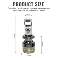H7 LED Headlight Projector Lens Bi-LED H4 High Beam Low Beam H11 Mini Auto LED Bulb 12V