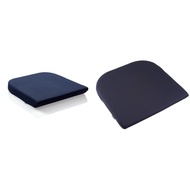 Tempur Dark Blue Cushion - 40x42x5 cm Seat Pad for Chairs