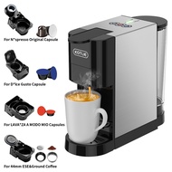 KOTLIE Upgrade 5 in1 Hot Cold Capsule Coffee Machine 19Bar Single Cup Coffee maker for NES Original 