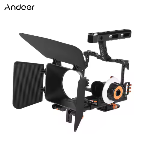 Andoer C500 Camera Camcorder Video Cage Rig Kit Film Making System for Panasonic GH4 for Sony A7S/A7