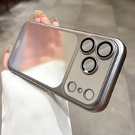 全城熱賣 - 高級電鍍PC超薄磨砂適用iphone17pro殼新款蘋果17promax保護套16pro簡約高級感15pm帶鏡頭膜防摔硬殼輕奢iPhone 12奢華【灰色】PC電鍍磨砂殼 | 自帶鏡頭膜