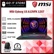 MSI Cyborg 15 A13VFK-1257MY (i5-13420H, 8GB, 512GB SSD, 15.6" FHD, RTX 4060, W11) LAPTOP