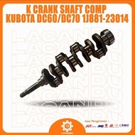 K Crank Shaft Comp Kubota Dc60-Dc70 For Combine Harvester Lacandu Part