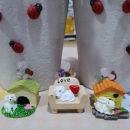Crystal Decor dog house, Dog on couch and Rabbit house