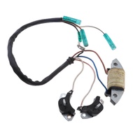 LazaraShop Black Boat Marine Outboard Ignition Coil Assembly for Yamaha 30HP Outboard Motors