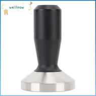 WELLNOW Portafilter Tamper, 58mm Diameter Black  Coffee Press Tamper, Premium Ergonomic Handle Acces