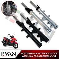 Aerox 155 V1/V2 Front Shock Assembly Heavy Duty Motorcycle Aerox Suspension