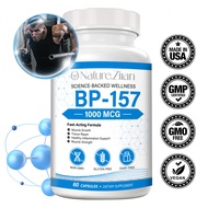 Nature Zian BP-157 Peptide 1000mcg 60 Capsules | Amino Acid Blend for Muscle Recovery Non-GMO, Glute