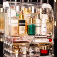 Shelf Net Box Cosmetics Acrylic Transparent Desktop Red Storage Box Cosmetic Box Anti-dust Drawer Ty