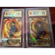KAYOU NARUTO CARD BAOCUI GRADED 10 PRISTINE (NR-HR-114) & (NR-SSR-074) BOTH CARDS