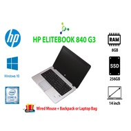 (REFURBISHED) HP ELITEBOOK 840 G3 i5 6th / DDR4 8GB RAM / 256GB SSD / DELL / HP / LENOVO / LAPTOP MURAH / GAMING LAPTOP