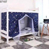 loft bed frame ❃Double Deck Privacy Bed Curtain☸