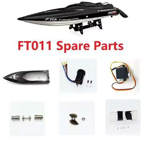 Feilun FT011 RC Boat Spare Parts Motor Servo Battery Body Shell ESC Remote Water Cooling Crashproof 
