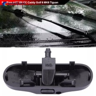 NOBELJIAOO 2Pcs Car Front Windshield Glass Washer Wiper Water Spray Nozzles for Caddy Golf 6 MK6 MK5