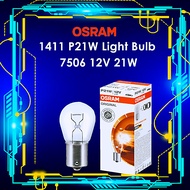 Osram 10pcs 7506 (1411) P21W 12V 21W Halogen Auxiliary Light Bulb